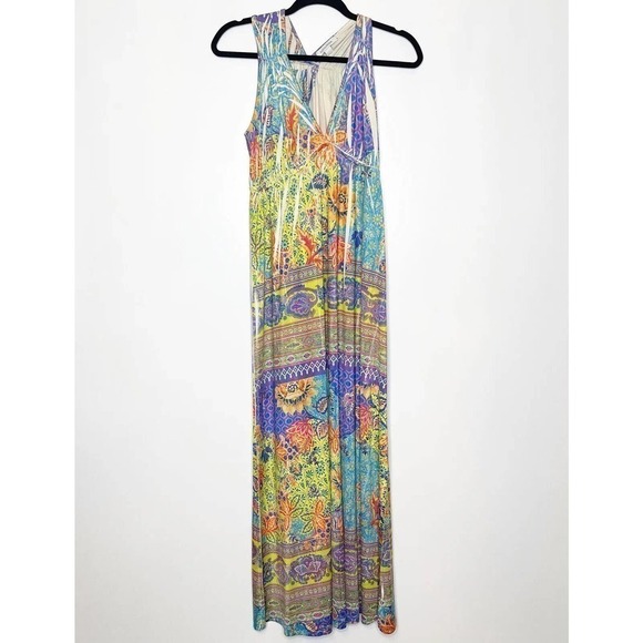 Boston Proper Dresses & Skirts - Boston Proper Floral Maxi Dress Sleeveless Multi-color Size S